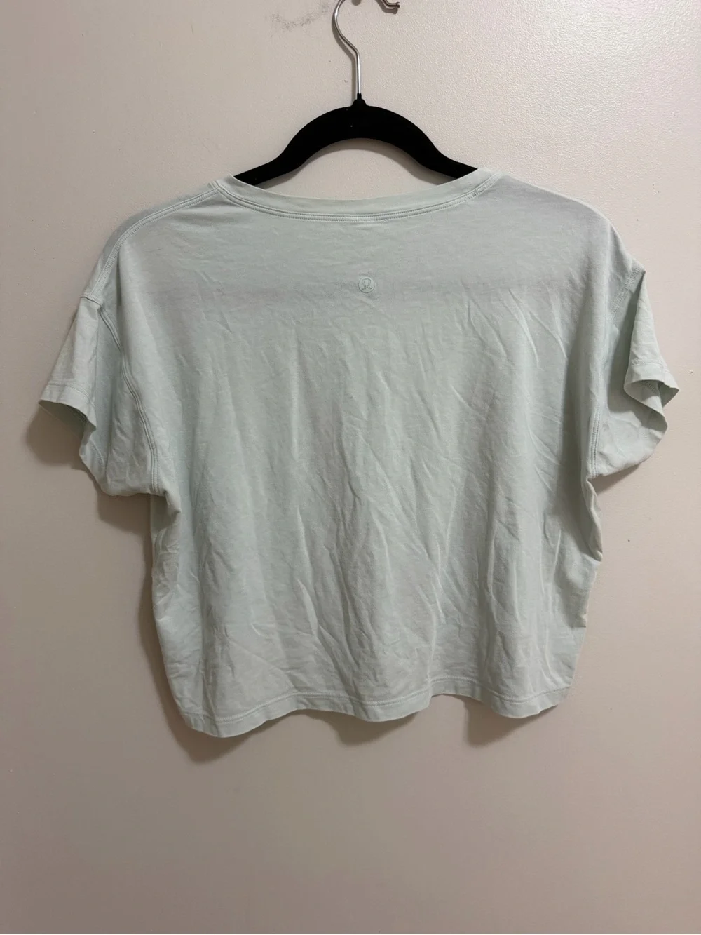 Lululemon All Yours Cropped T-Shirt Mint Green Size 4